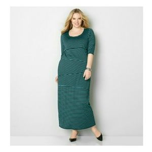 Avenue Striped Tiered Maxi 26/28